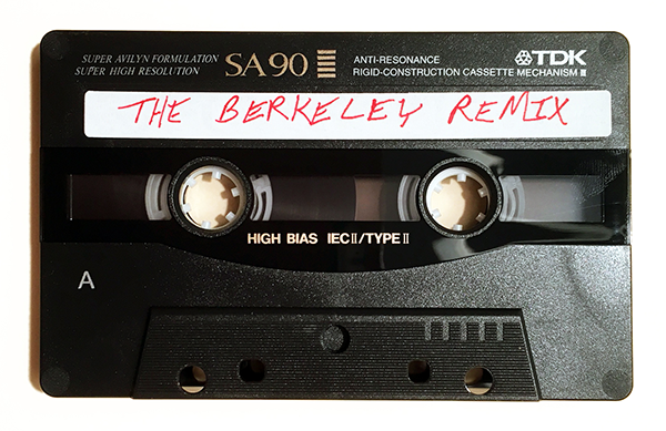 Tape with podcast title