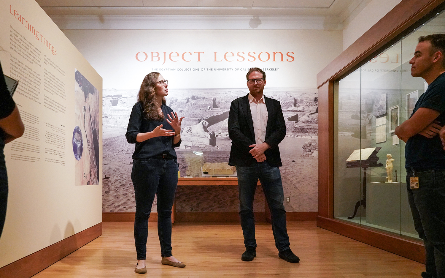 Curators speak to students