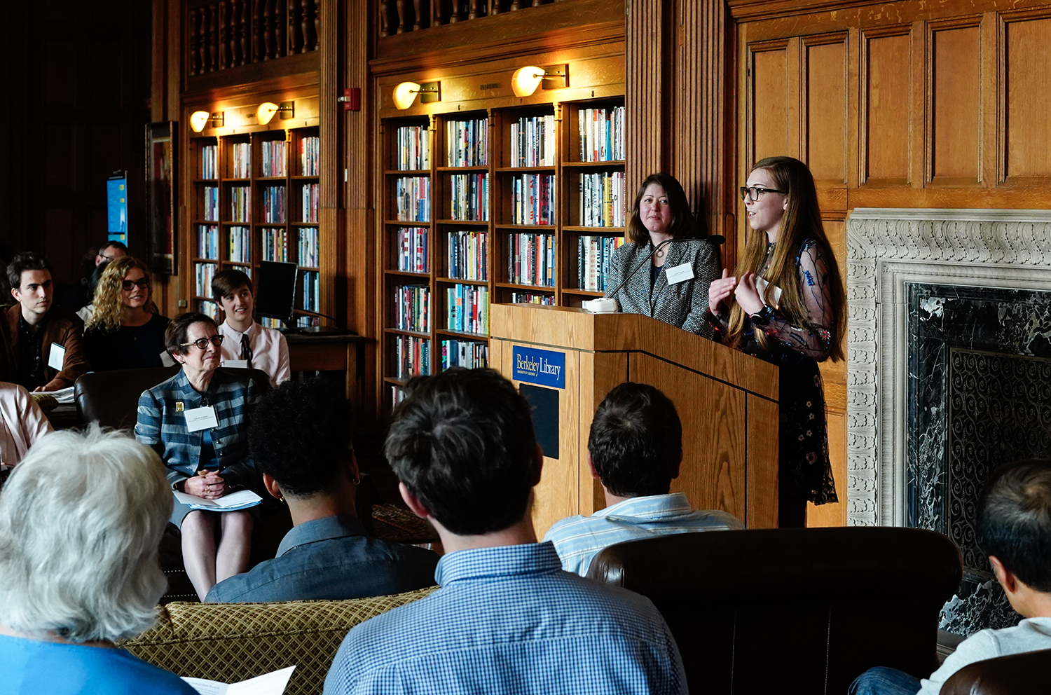 Library Prize winner speaks in Morrison Library