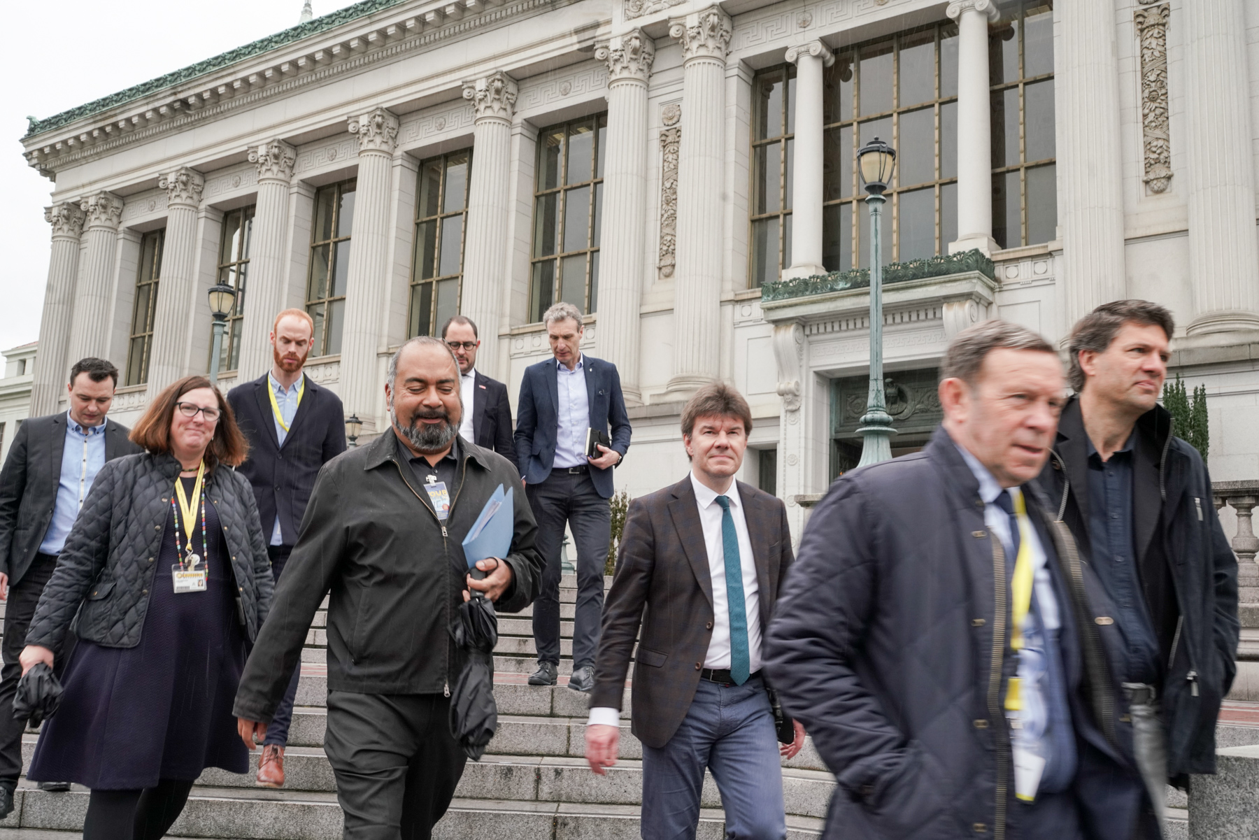 Belgian group on tour of libraries