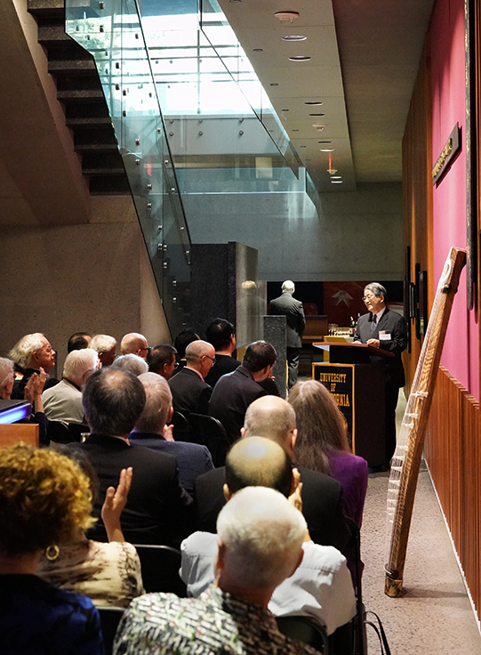 Rev. Dr. Shoryu Katsura speaks