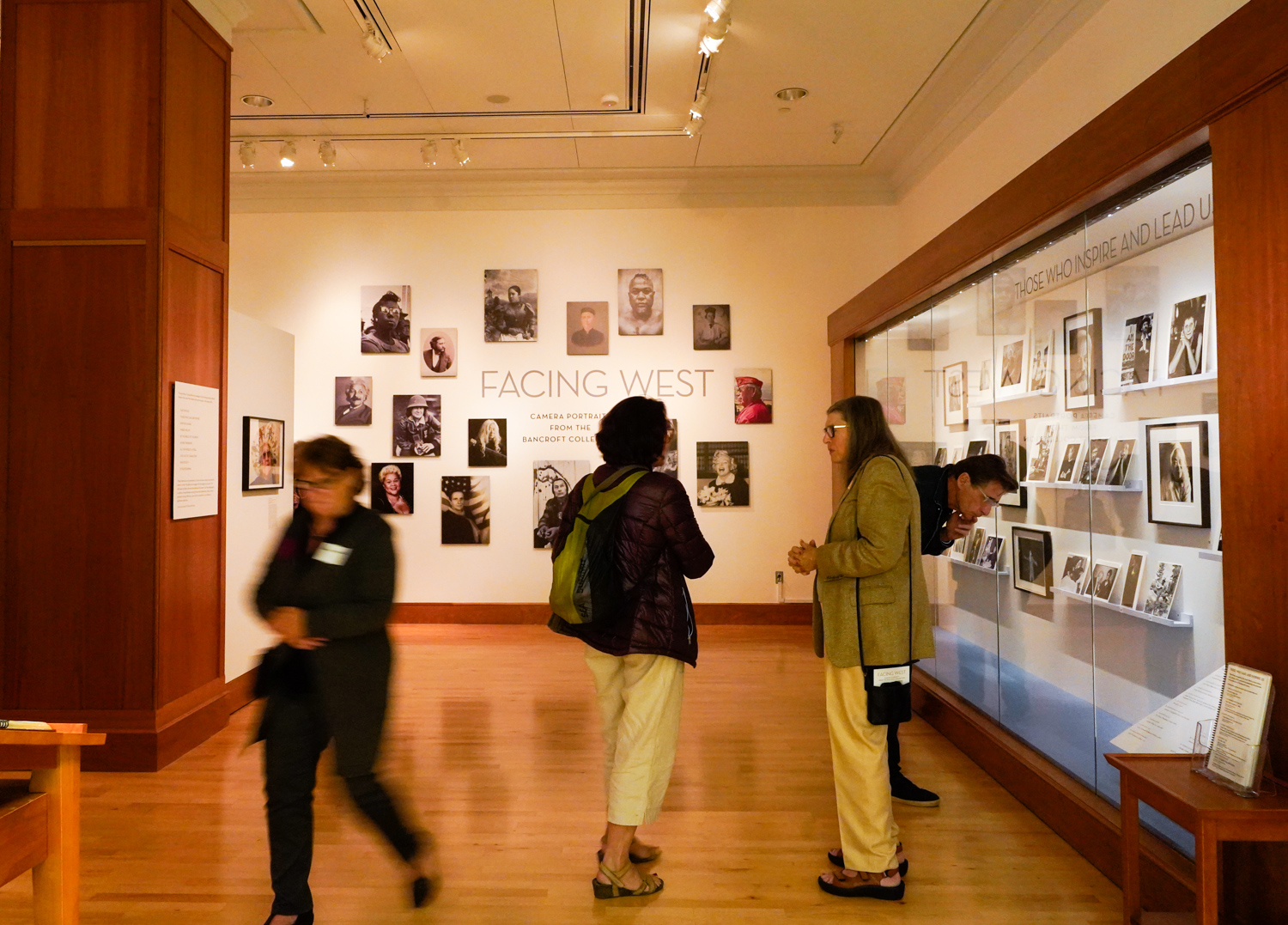 Facing West exhibit from the front door