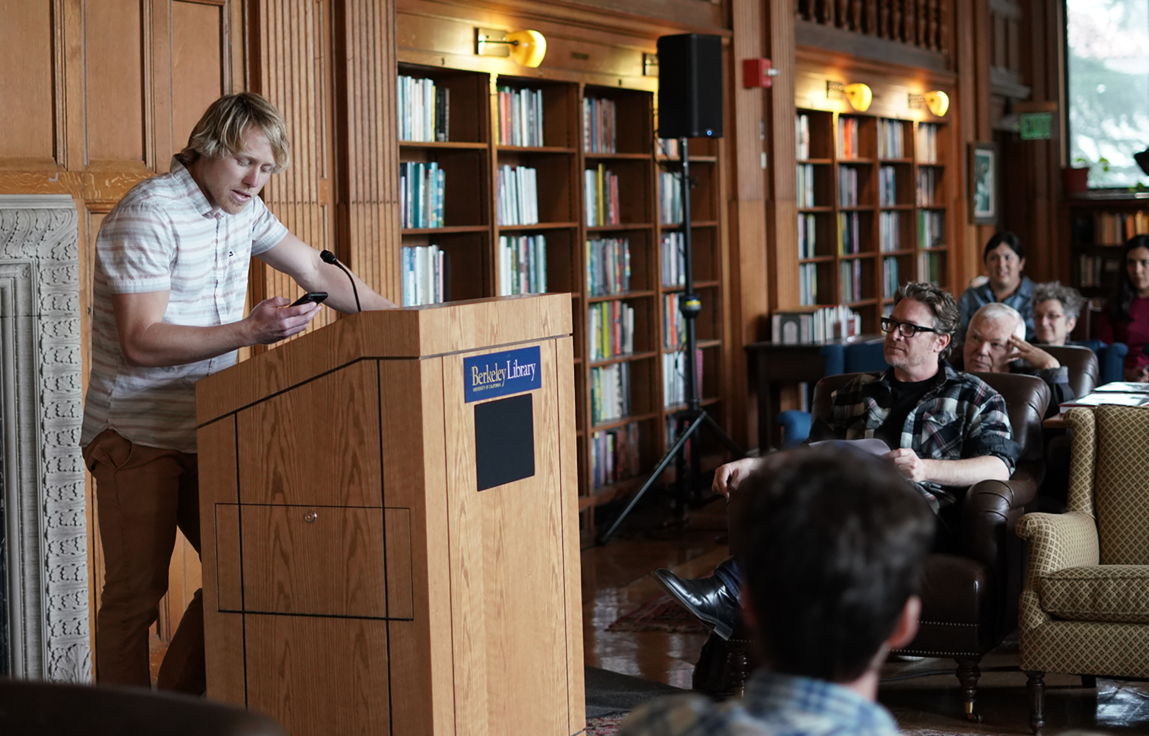 Selden Cummings reads a poem